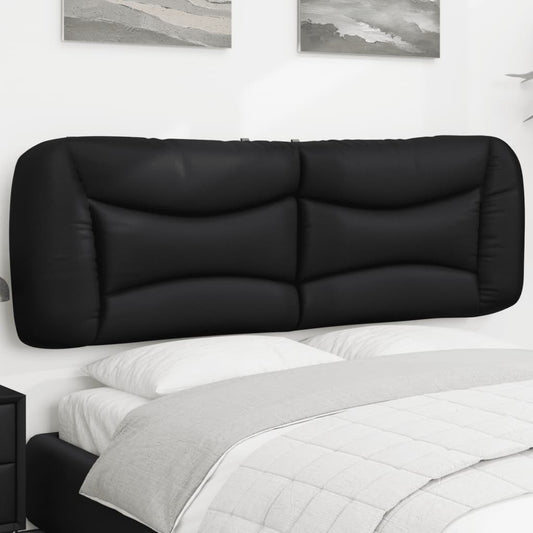 Headboard Cushion Black 60.2" Faux Leather