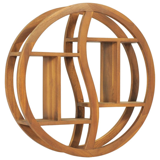 yin-yang-wall-shelf-23-6-x5-9-x23-6-solid-wood-teak At Willow and Wine USA!