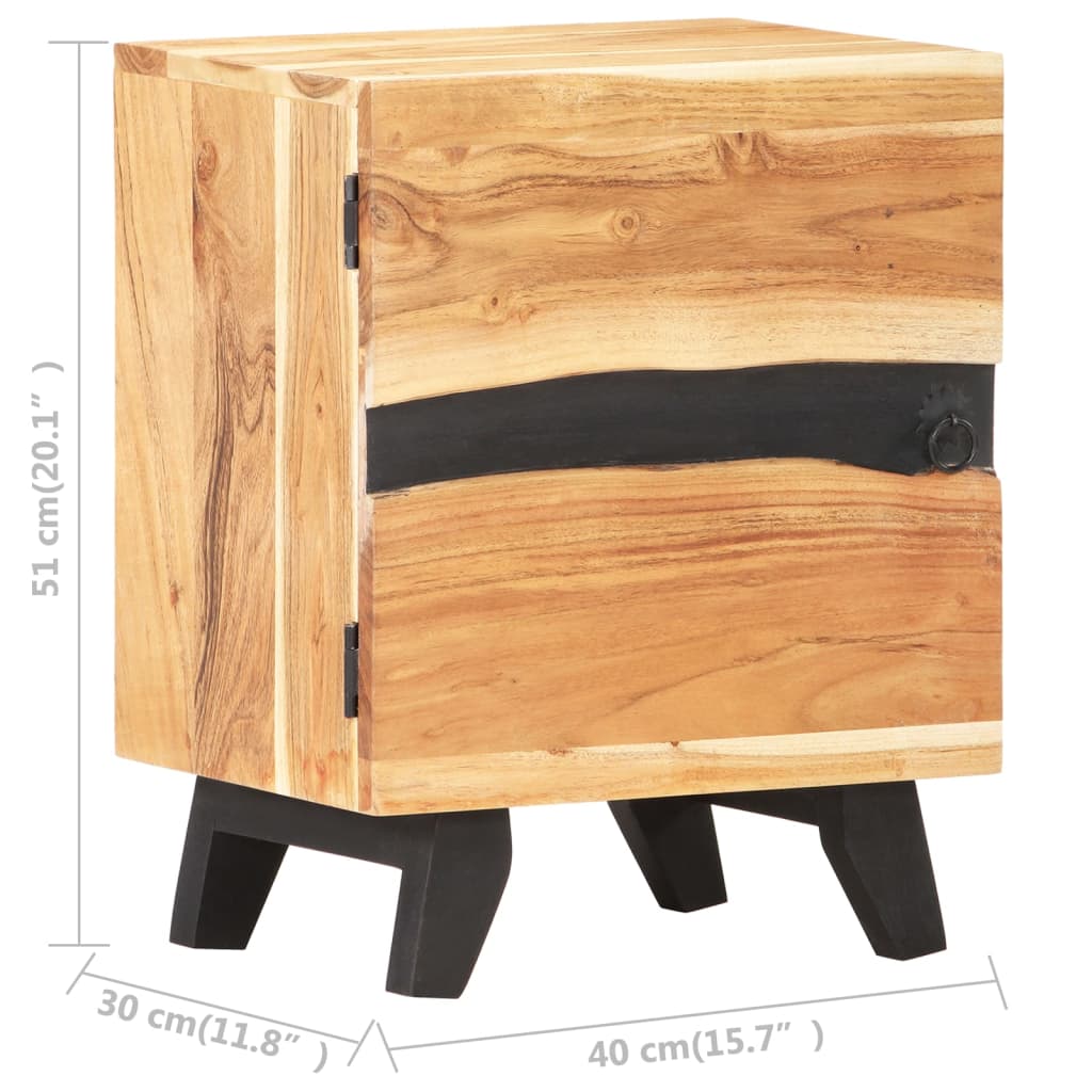 bedside-cabinet-15-7-x11-8-x20-1-solid-acacia-wood At Willow and Wine USA!