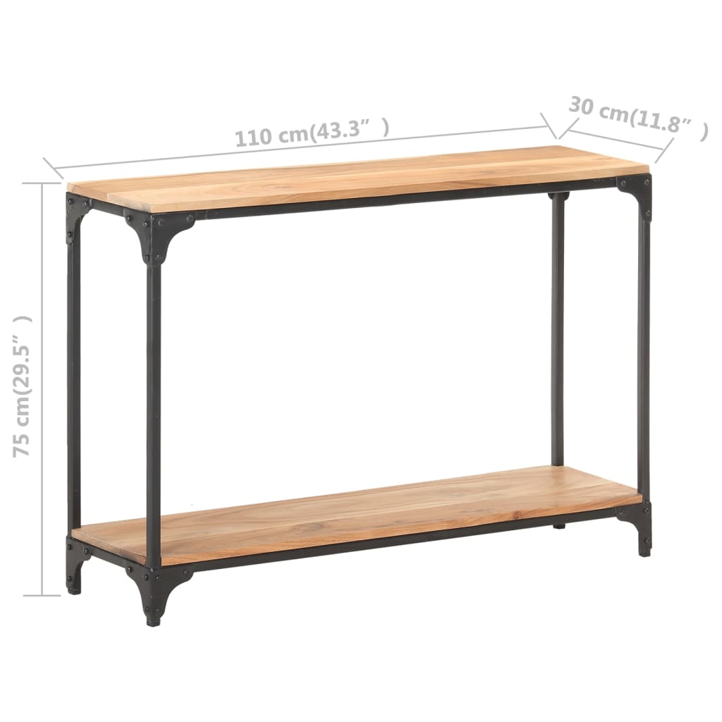 console-table-43-3-x11-8-x29-5-solid-acacia-wood At Willow and Wine USA!