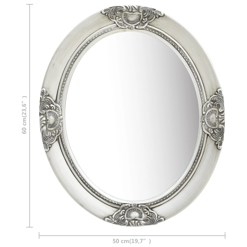 wall-mirror-baroque-style-19-7-x23-6-silver At Willow and Wine USA!