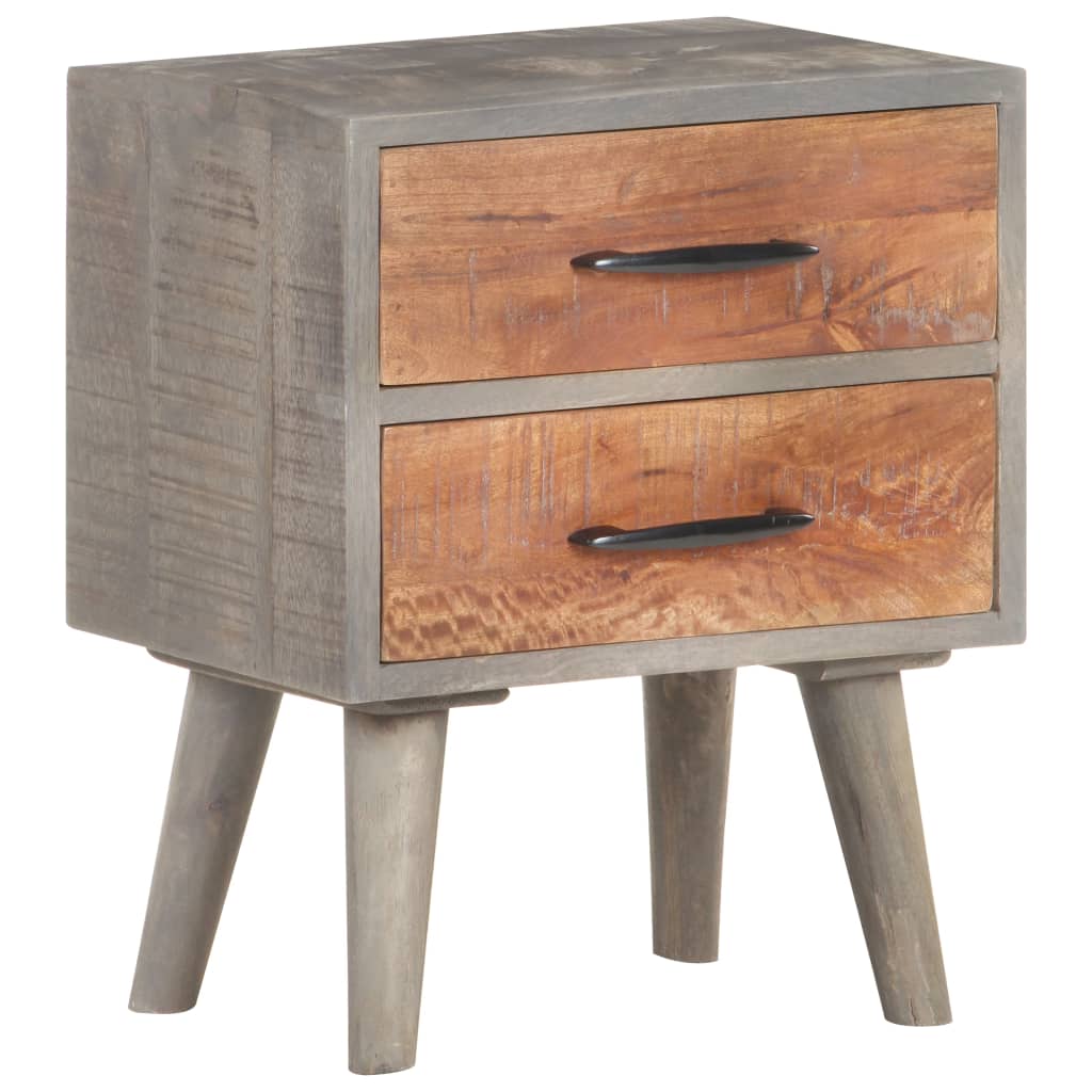 bedside-cabinet-gray-15-7-x11-8-x19-7-solid-rough-mango-wood At Willow and Wine USA!