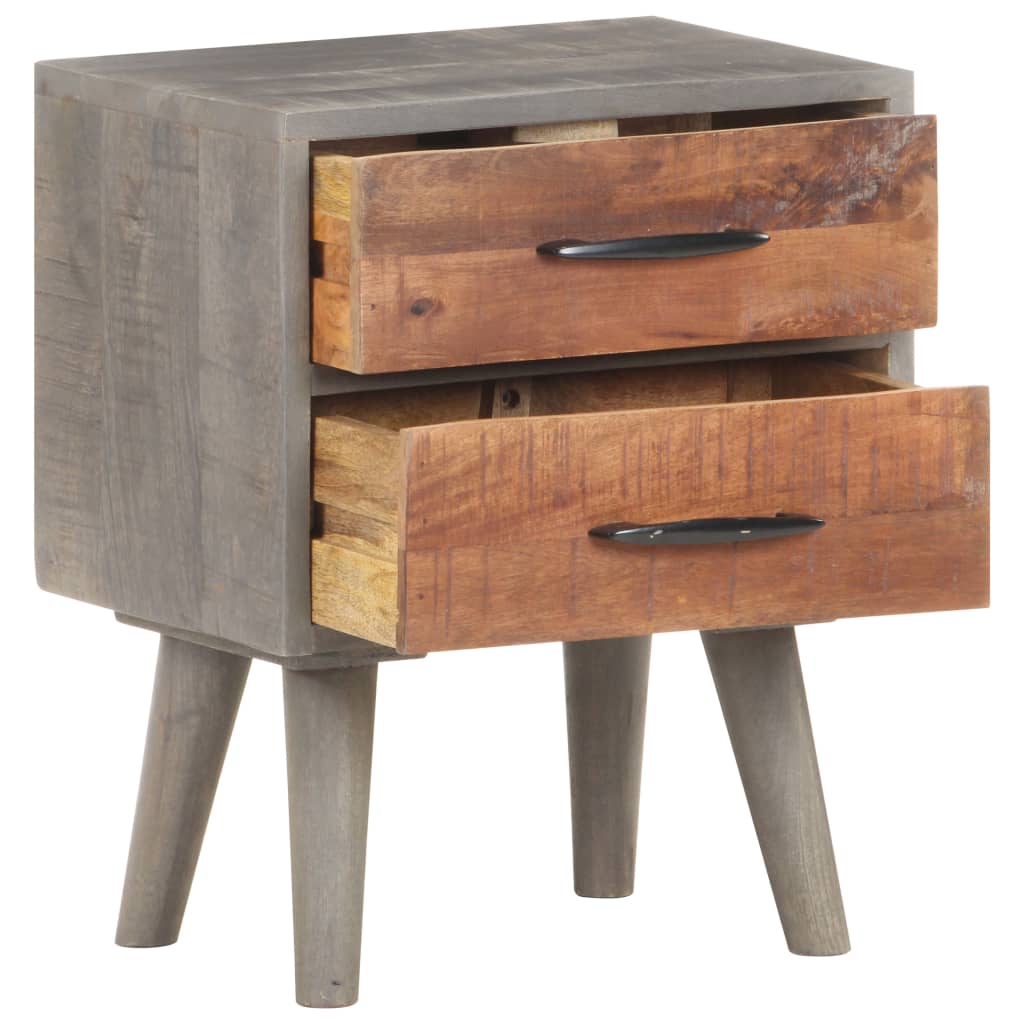 bedside-cabinet-gray-15-7-x11-8-x19-7-solid-rough-mango-wood At Willow and Wine USA!