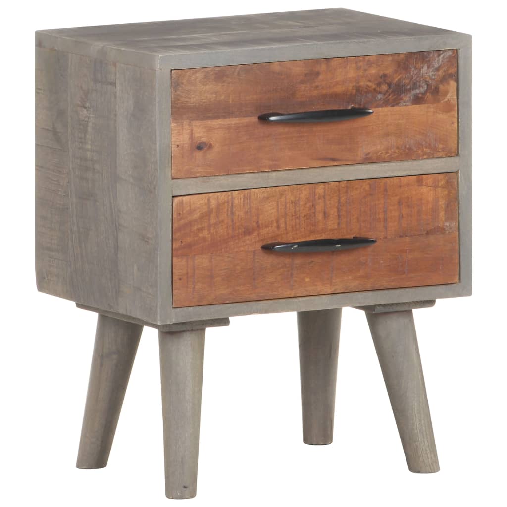 bedside-cabinet-gray-15-7-x11-8-x19-7-solid-rough-mango-wood At Willow and Wine USA!