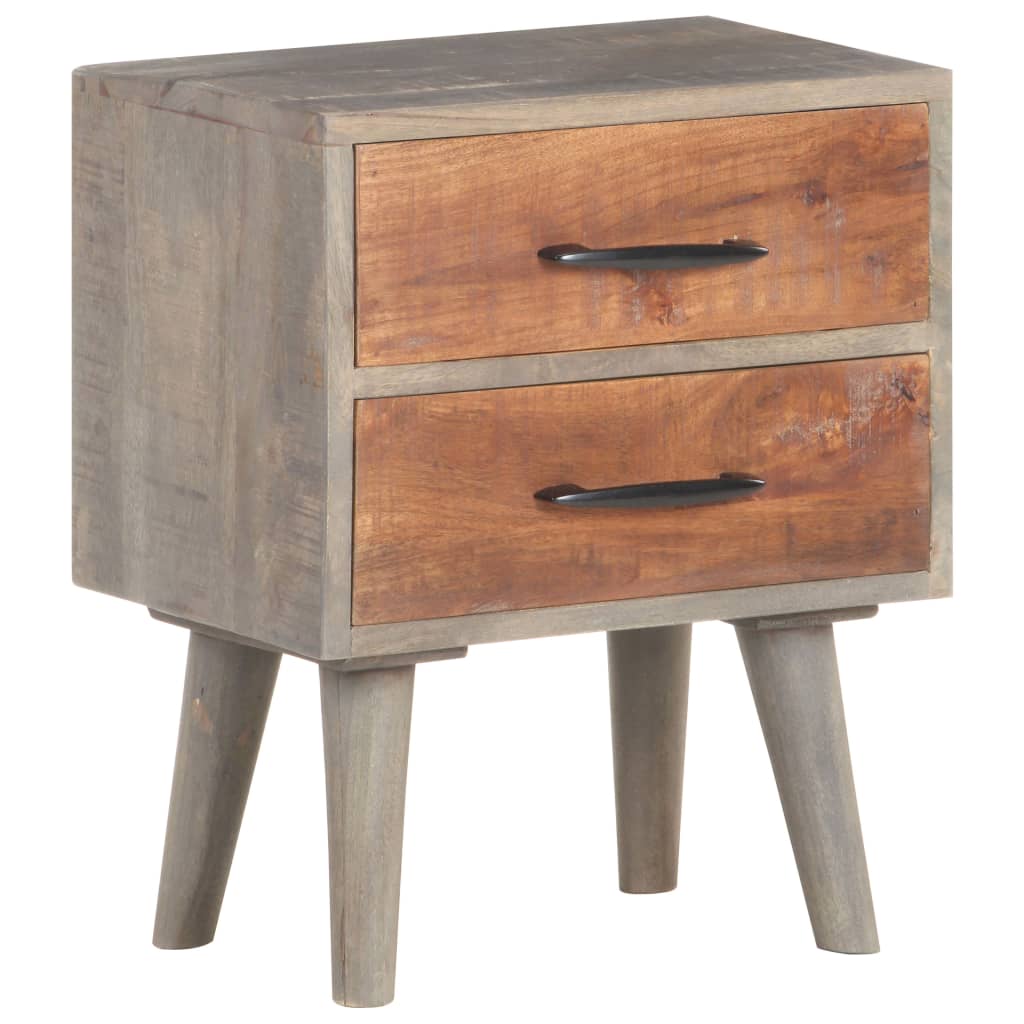 bedside-cabinet-gray-15-7-x11-8-x19-7-solid-rough-mango-wood At Willow and Wine USA!