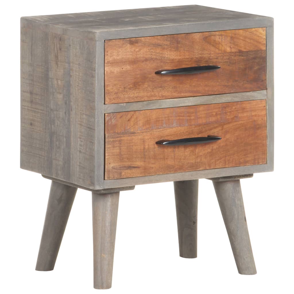 bedside-cabinet-gray-15-7-x11-8-x19-7-solid-rough-mango-wood At Willow and Wine USA!