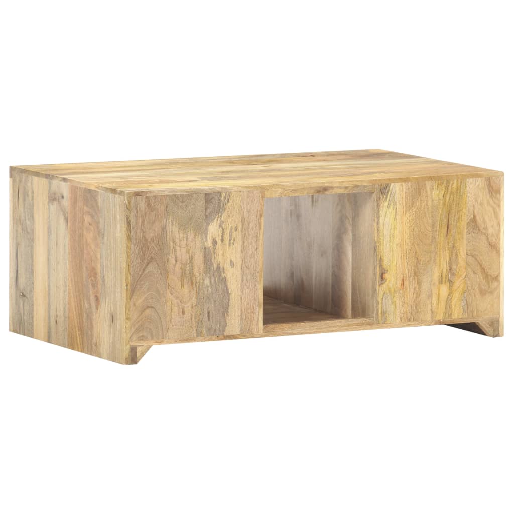 Coffee Table 35.4"x19.7"x13.8" Solid Mango Wood