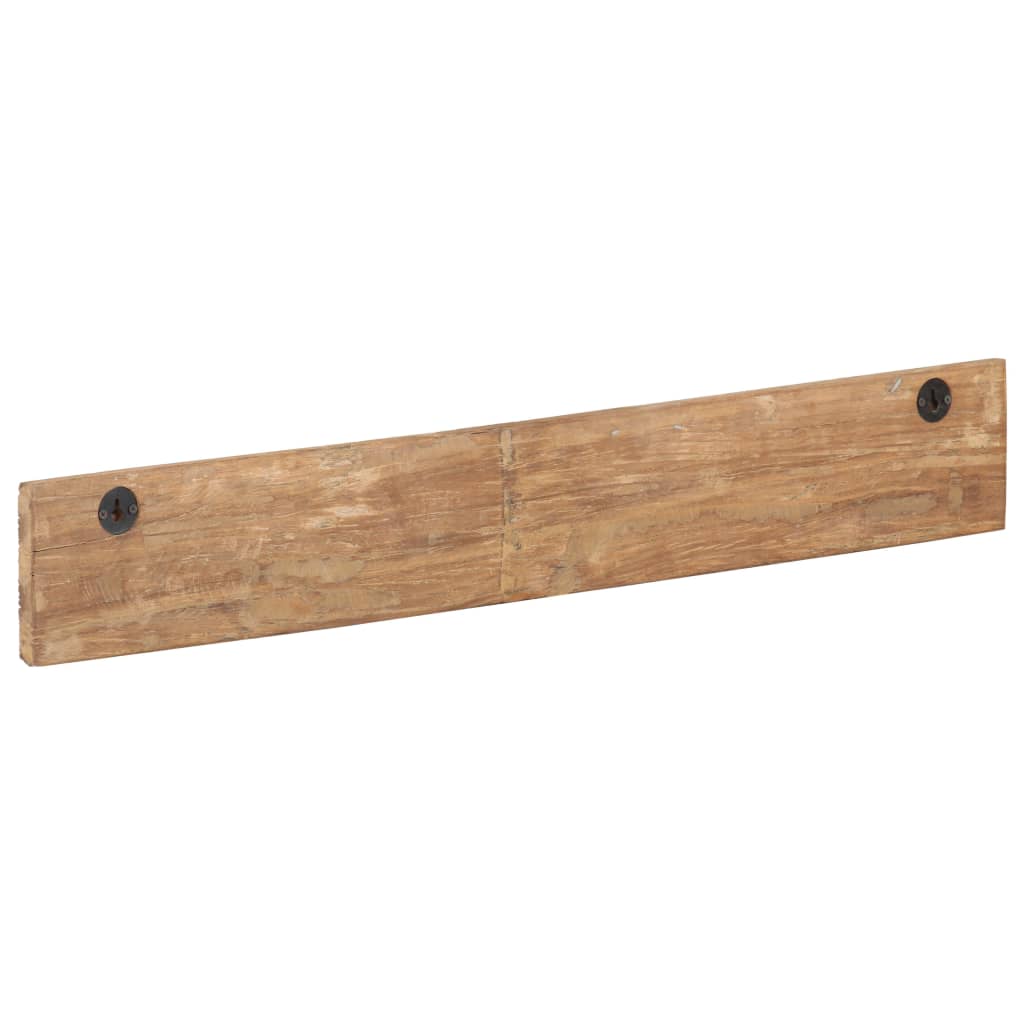 Hall Hanger with 5 Hooks 39.4"x1"x5.9" Solid Reclaimed Wood