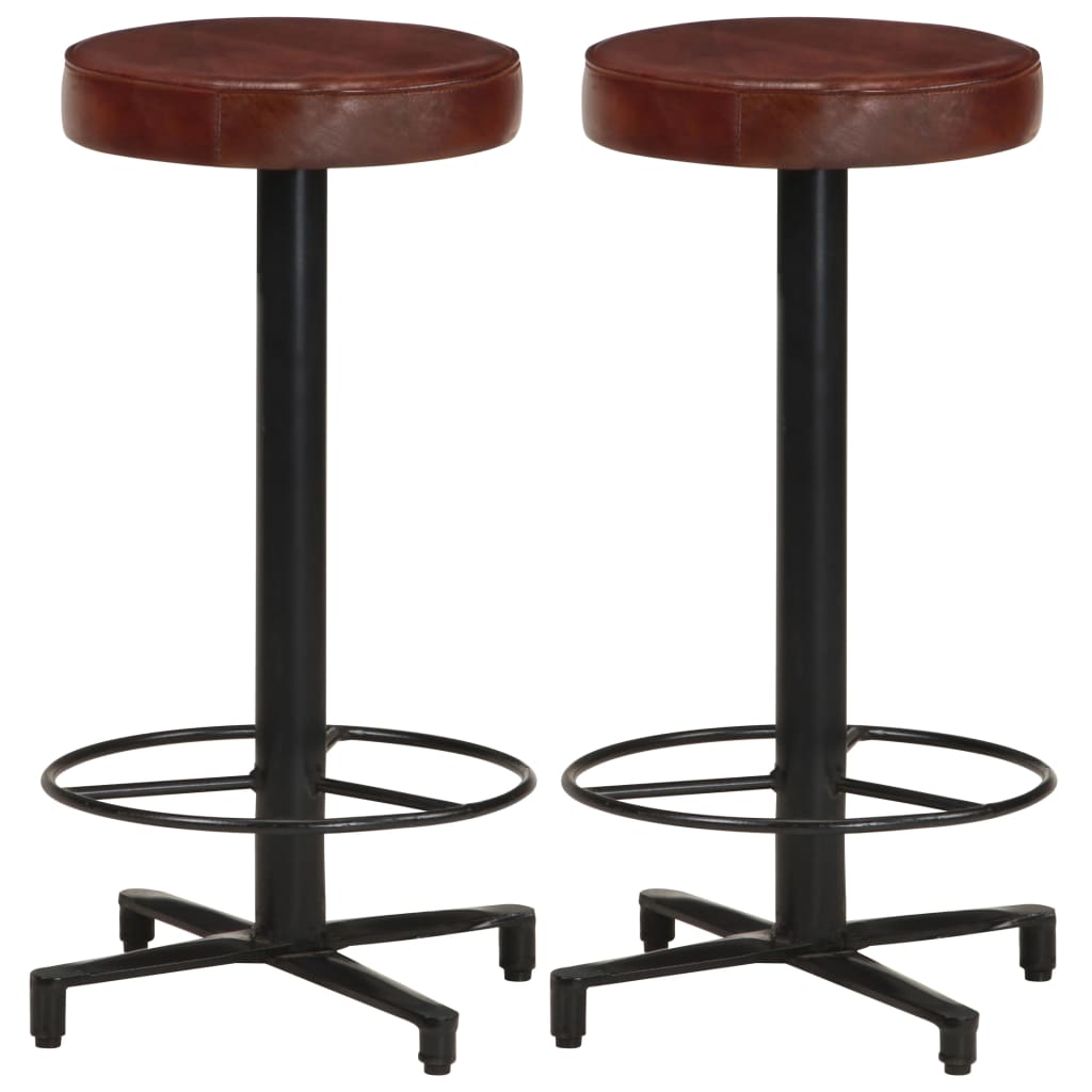 bar-stools-2-pcs-20-5-real-leather At Willow and Wine USA!