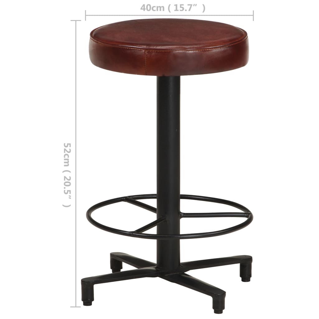 bar-stools-2-pcs-20-5-real-leather At Willow and Wine USA!