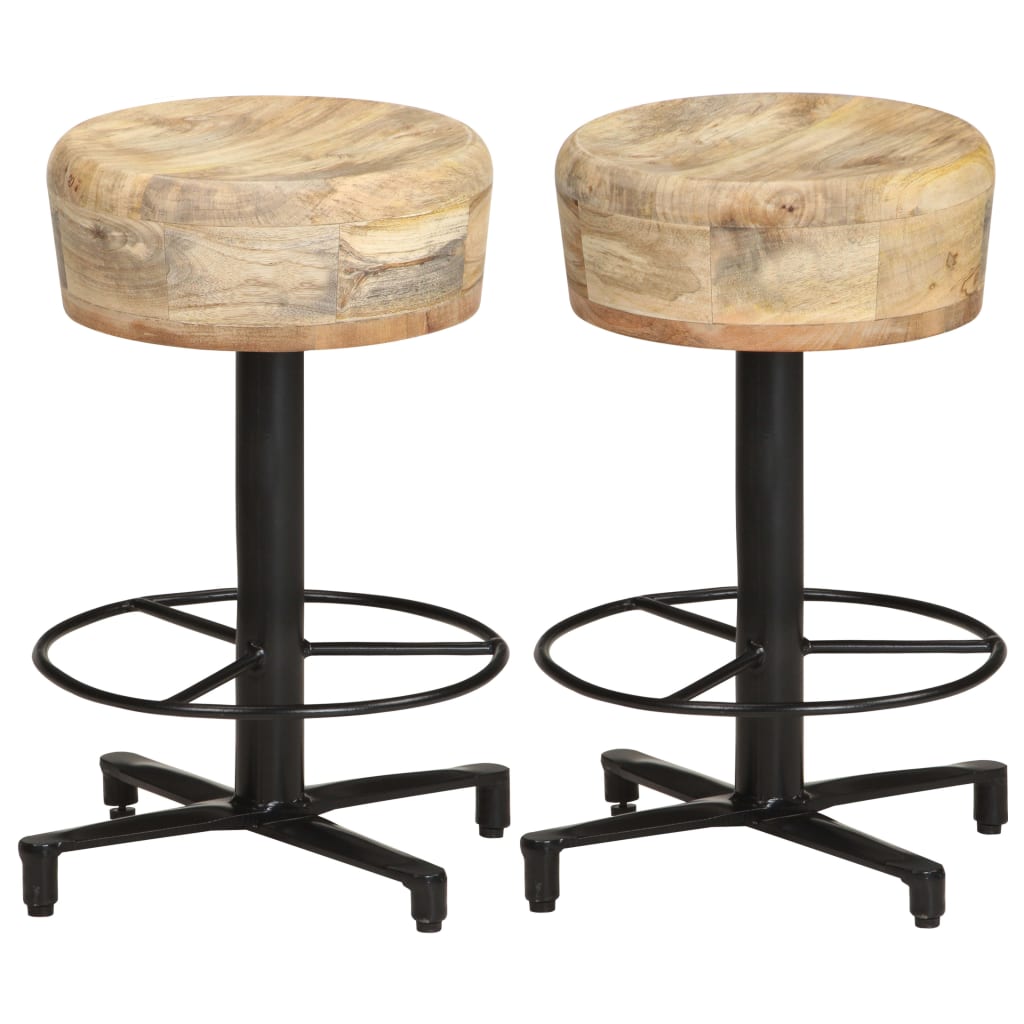 bar-stools-2-pcs-29-9-solid-mango-wood At Willow and Wine USA!