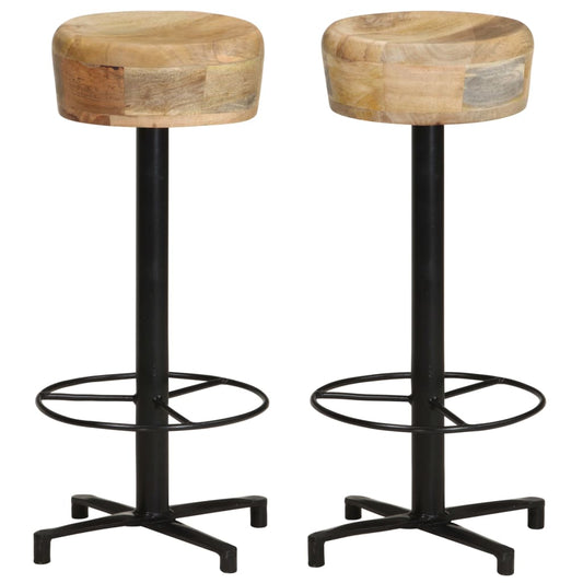 bar-stools-2-pcs-29-9-solid-mango-wood At Willow and Wine USA!