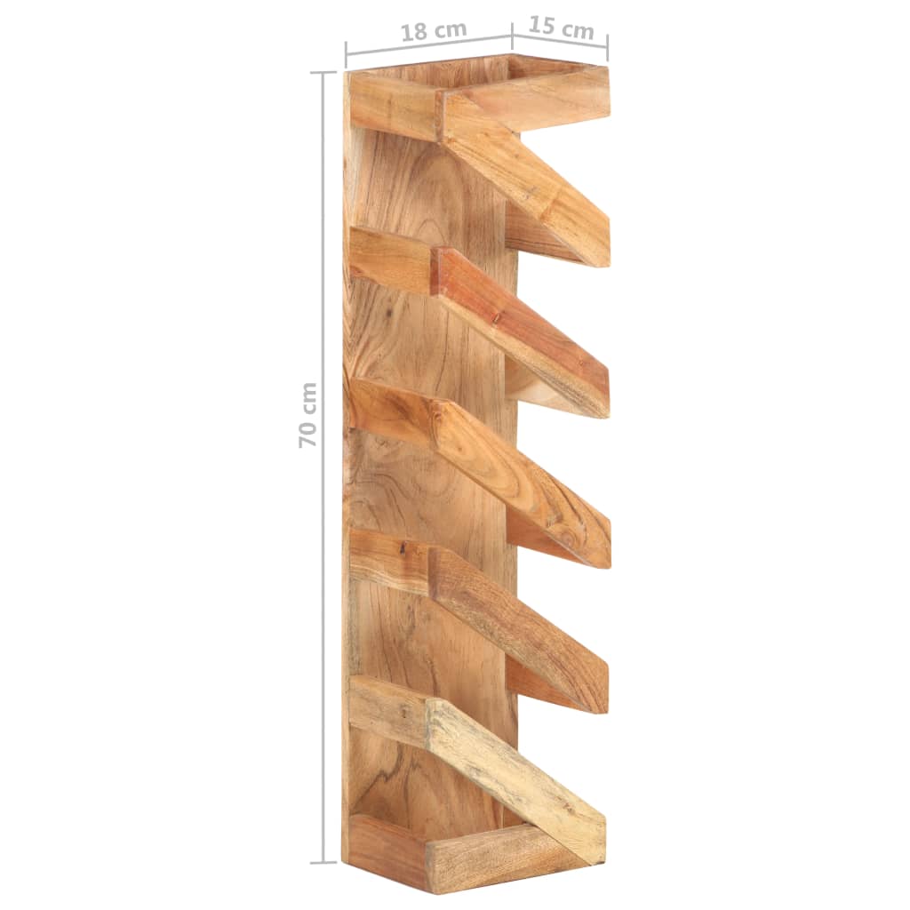 wine-rack-for-5-bottles-solid-acacia-wood At Willow and Wine USA!