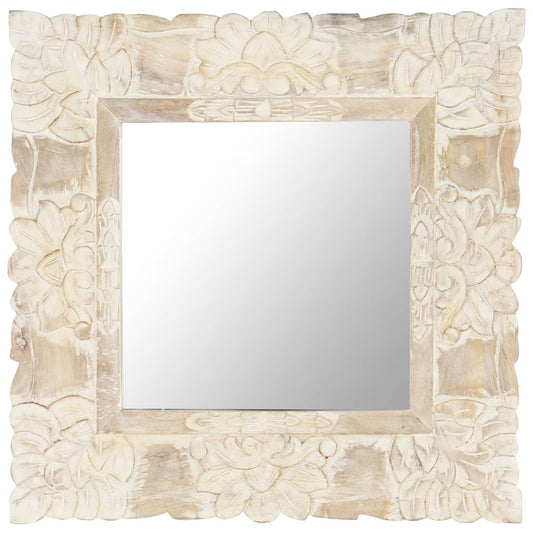 mirror-white-19-7-x19-7-solid-mango-wood At Willow and Wine USA!