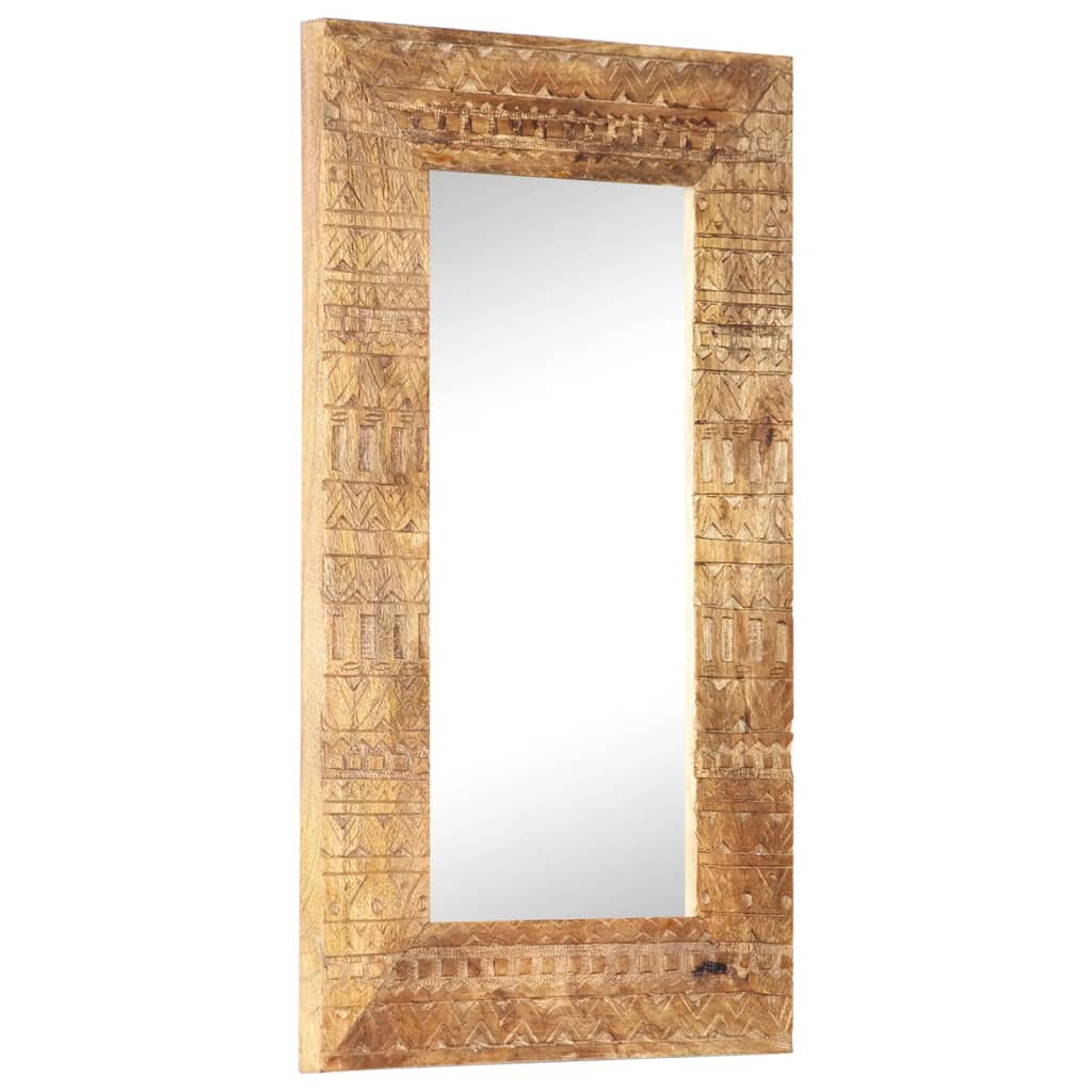 hand-carved-mirror-19-7-x19-7-x1-solid-mango-wood At Willow and Wine USA!