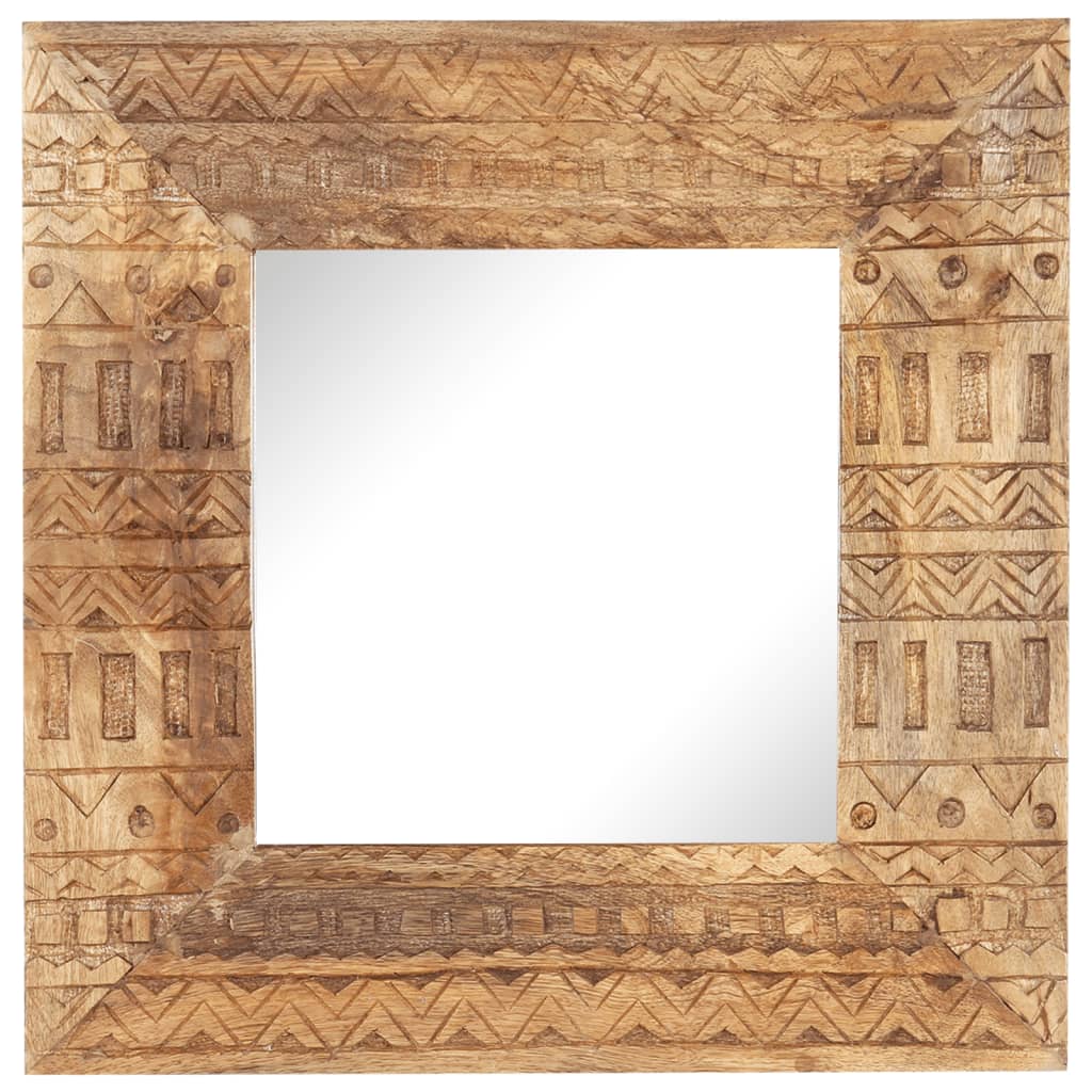 hand-carved-mirror-19-7-x19-7-x1-solid-mango-wood At Willow and Wine USA!