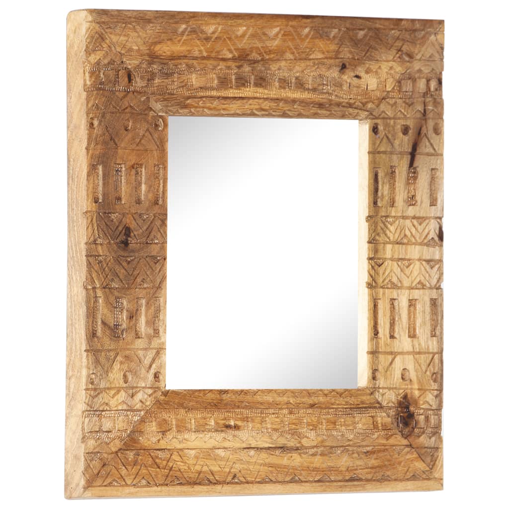 hand-carved-mirror-19-7-x19-7-x1-solid-mango-wood At Willow and Wine USA!