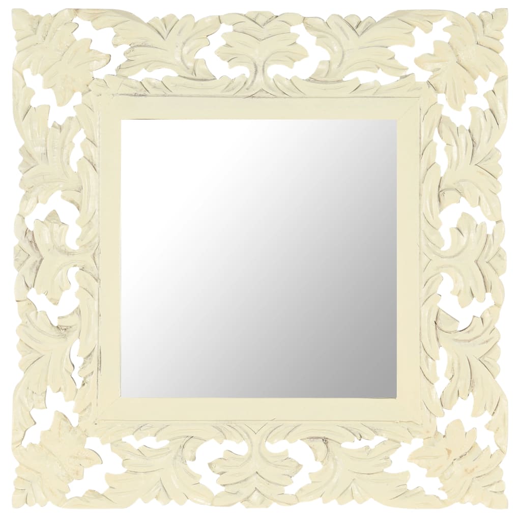 hand-carved-mirror-white-31-5-x19-7-solid-mango-wood At Willow and Wine USA!