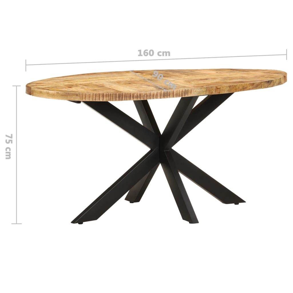 dining-table-63-x35-4-x29-5-rough-mango-wood At Willow and Wine USA!