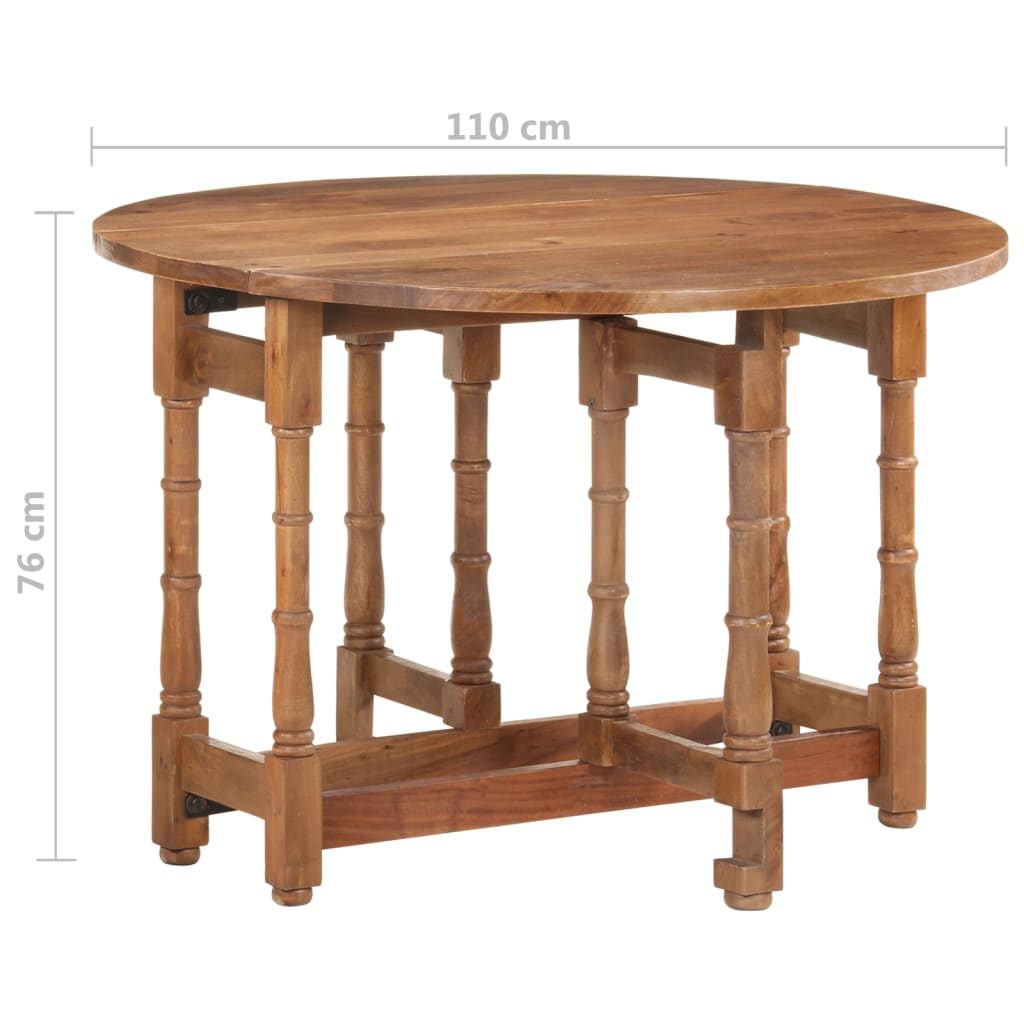 dining-table-round-43-3-x29-9-solid-mango-wood At Willow and Wine USA!