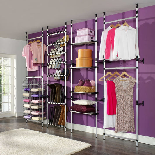 telescopic-wardrobe-system-with-rods-and-shelf-aluminum-1 At Willow and Wine USA!