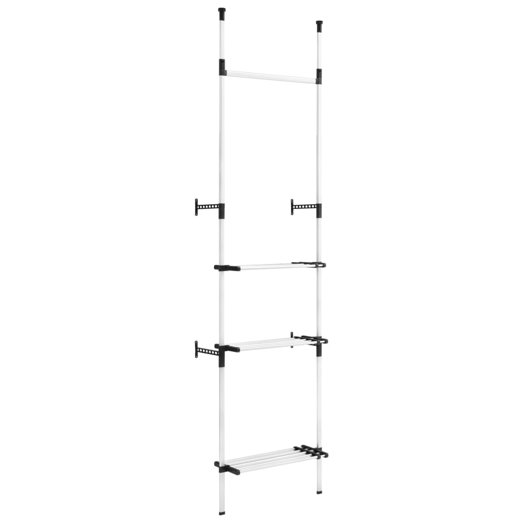 telescopic-wardrobe-system-with-rods-and-shelf-aluminum-2 At Willow and Wine USA!