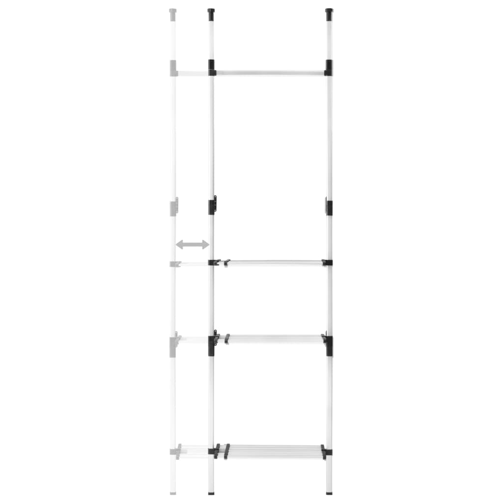 telescopic-wardrobe-system-with-rods-and-shelf-aluminum-2 At Willow and Wine USA!