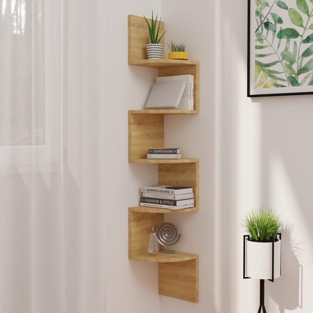 wall-corner-shelf-high-gloss-white-7-5-x7-5-x48-4-engineered-wood At Willow and Wine USA!