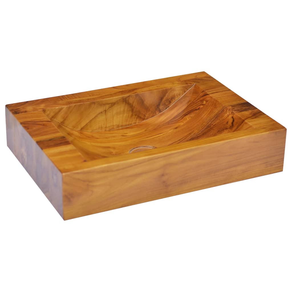 basin-solid-wood-teak-19-7-x13-8-x3-9 At Willow and Wine USA!