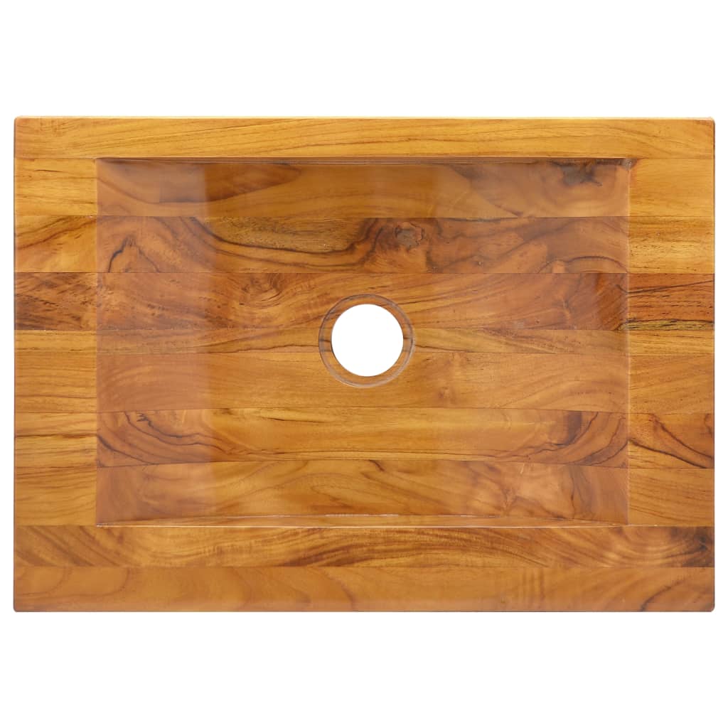 basin-solid-wood-teak-19-7-x13-8-x3-9 At Willow and Wine USA!