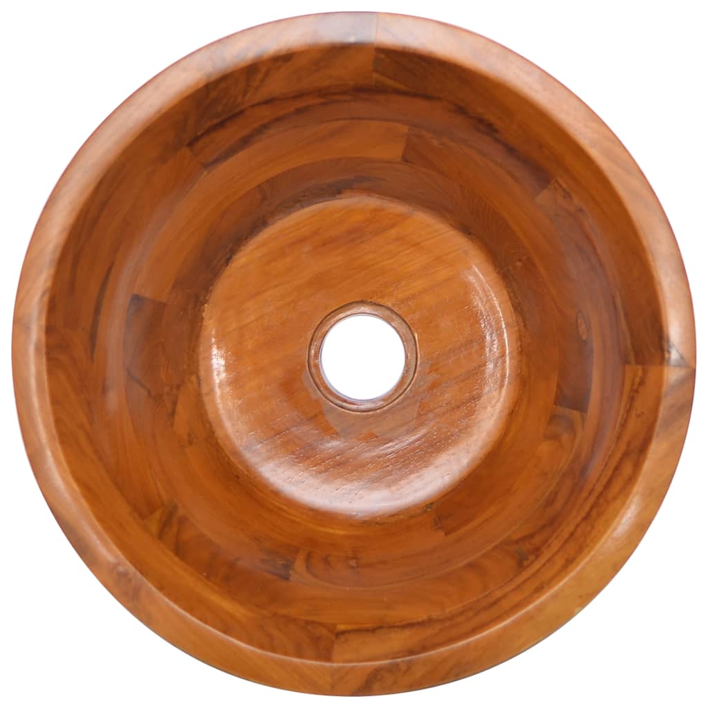 basin-solid-wood-teak-ph15-7-x7-9 At Willow and Wine USA!