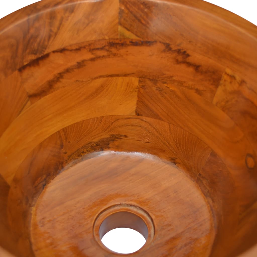 basin-solid-wood-teak-ph15-7-x7-9 At Willow and Wine USA!