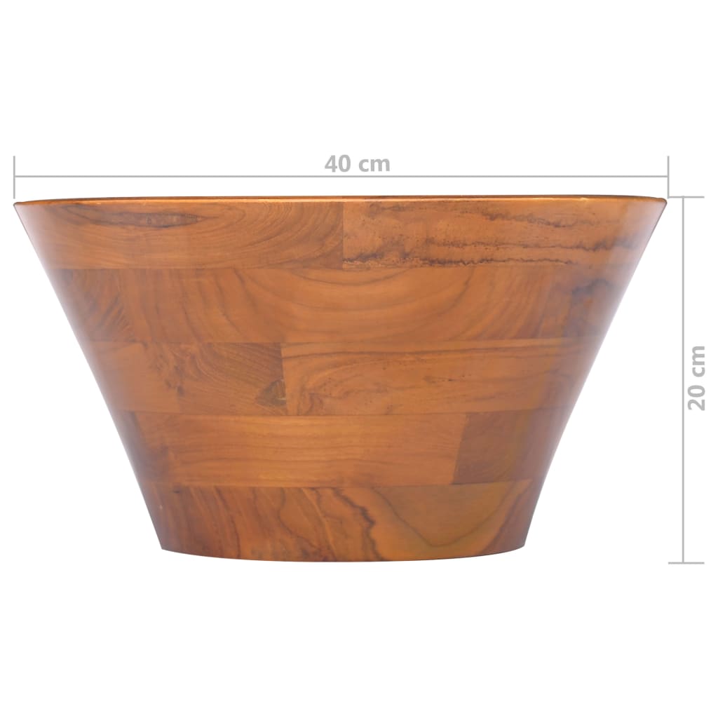 basin-solid-wood-teak-ph15-7-x7-9 At Willow and Wine USA!