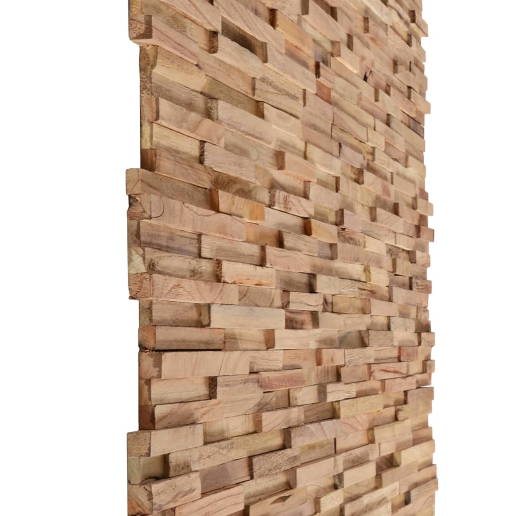 3d-wall-cladding-panels-10-pcs-11-6-ft2-solid-wood-teak At Willow and Wine USA!