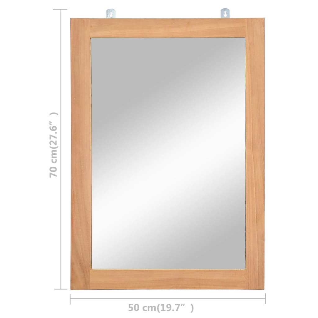 wall-mirror-solid-teak-19-7-x27-7 At Willow and Wine USA!