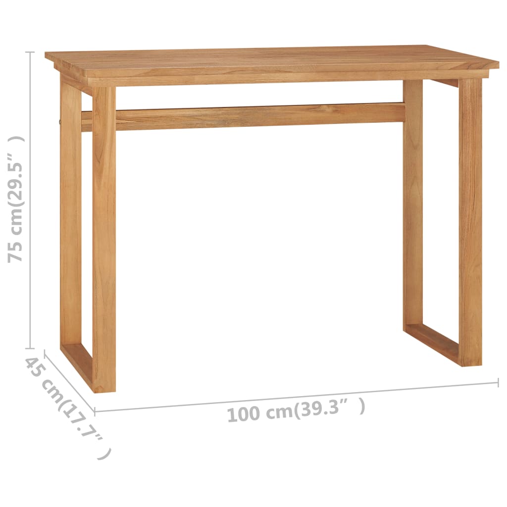 desk-39-4-x17-7-x29-5-solid-teak-wood At Willow and Wine USA!