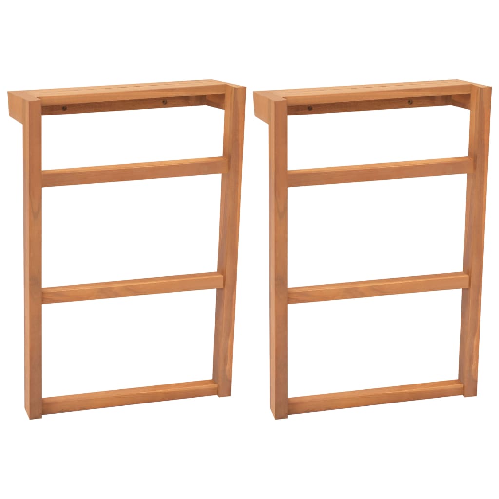 towel-racks-2-pcs-solid-teak-wood At Willow and Wine USA!