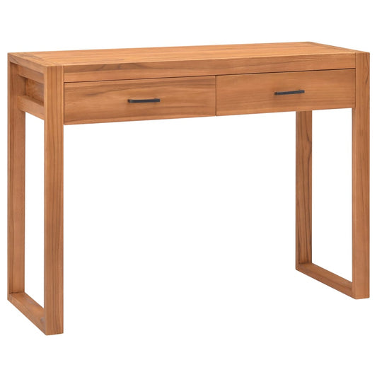 desk-with-2-drawers-39-4-x15-7-x29-5-teak-wood At Willow and Wine USA!