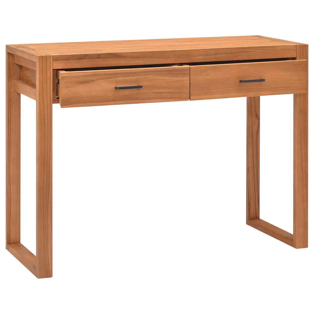 desk-with-2-drawers-39-4-x15-7-x29-5-teak-wood At Willow and Wine USA!