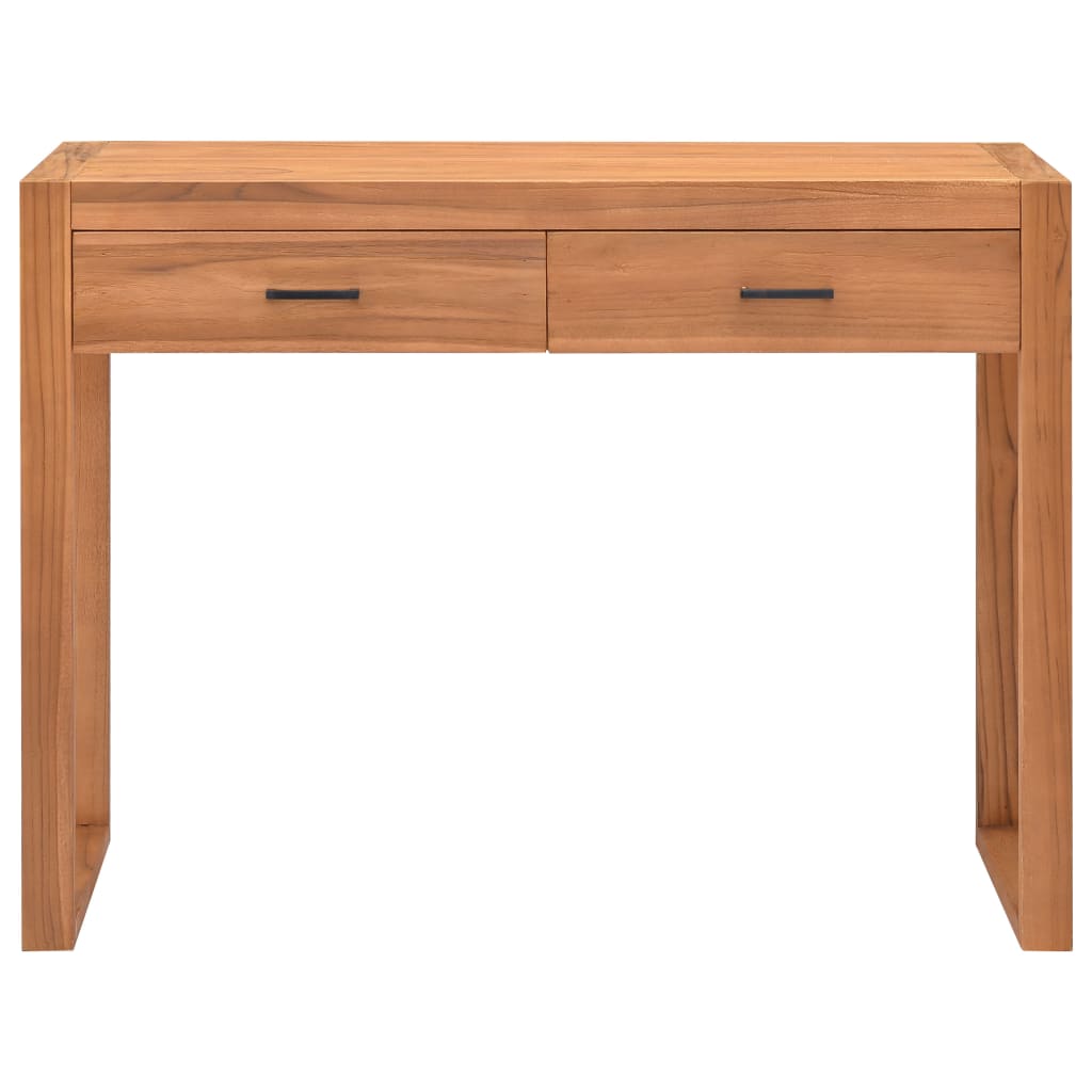 desk-with-2-drawers-39-4-x15-7-x29-5-teak-wood At Willow and Wine USA!