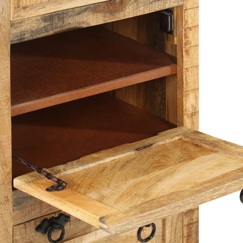 4-layer-shoe-cabinet-with-drawer-solid-rough-mango-wood-841945 At Willow and Wine USA!