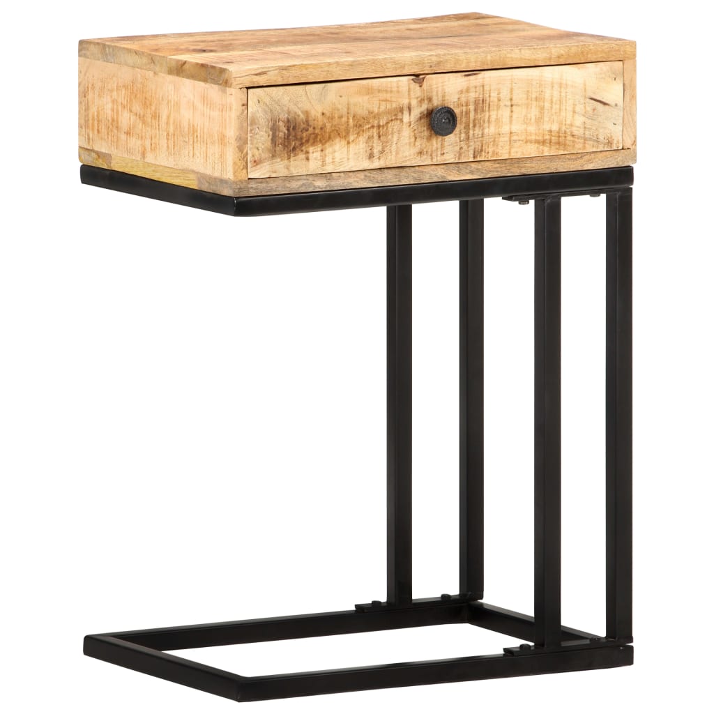 u-shaped-side-table-17-7-x11-8-x24-solid-mango-wood At Willow and Wine USA!