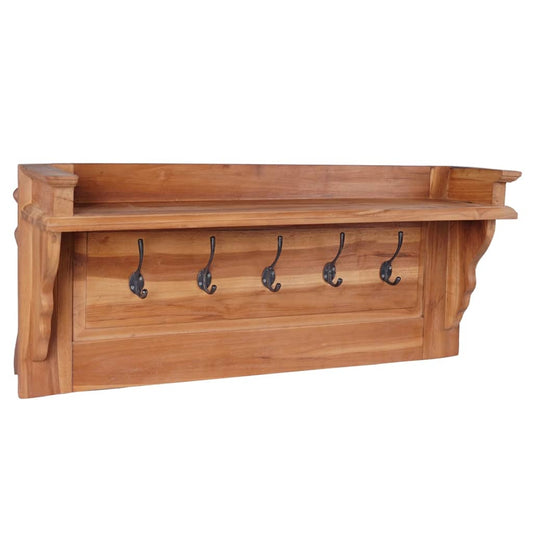 wall-mounted-coat-rack-31-5-x6-5-x13-8-solid-teak-wood At Willow and Wine USA!