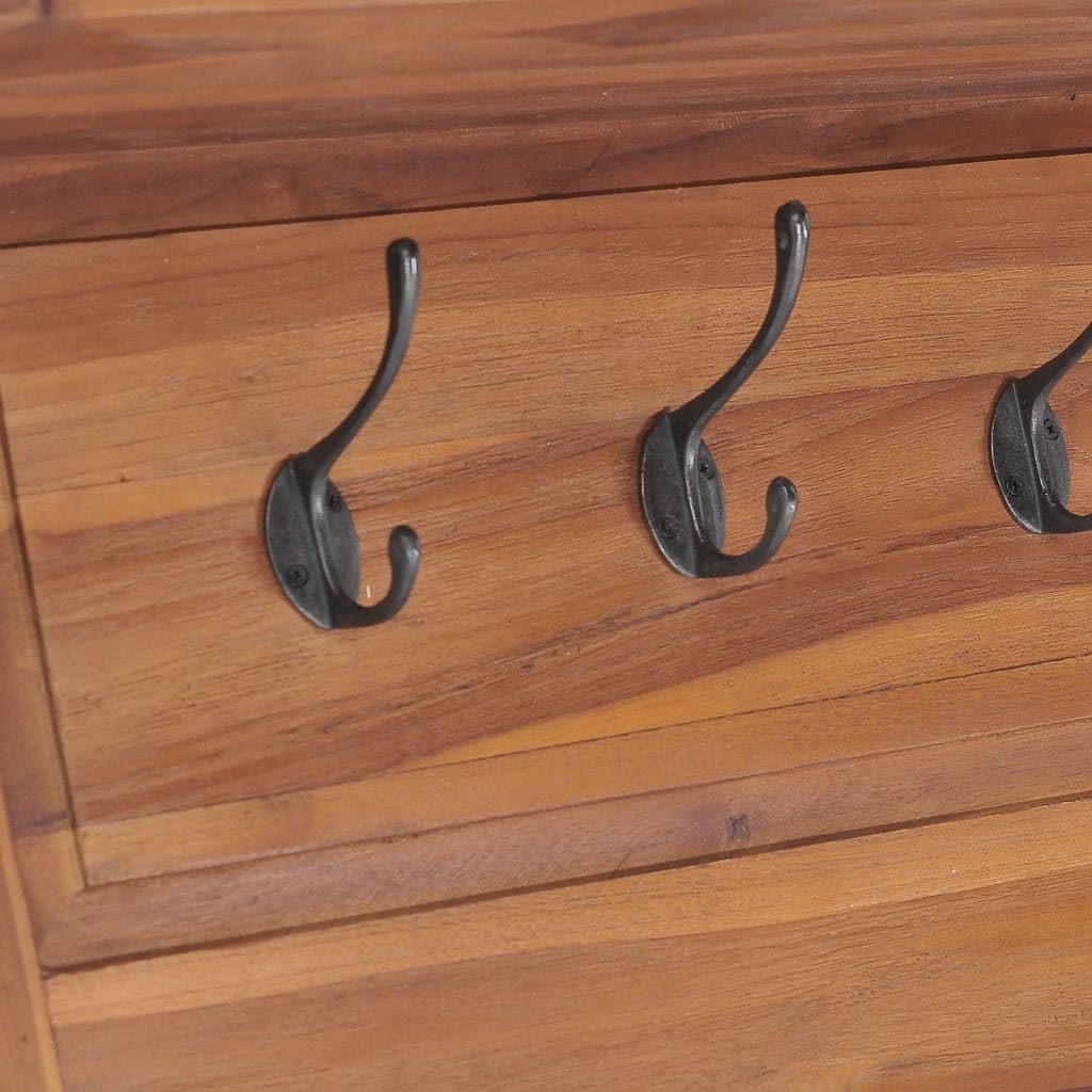 wall-mounted-coat-rack-31-5-x6-5-x13-8-solid-teak-wood At Willow and Wine USA!