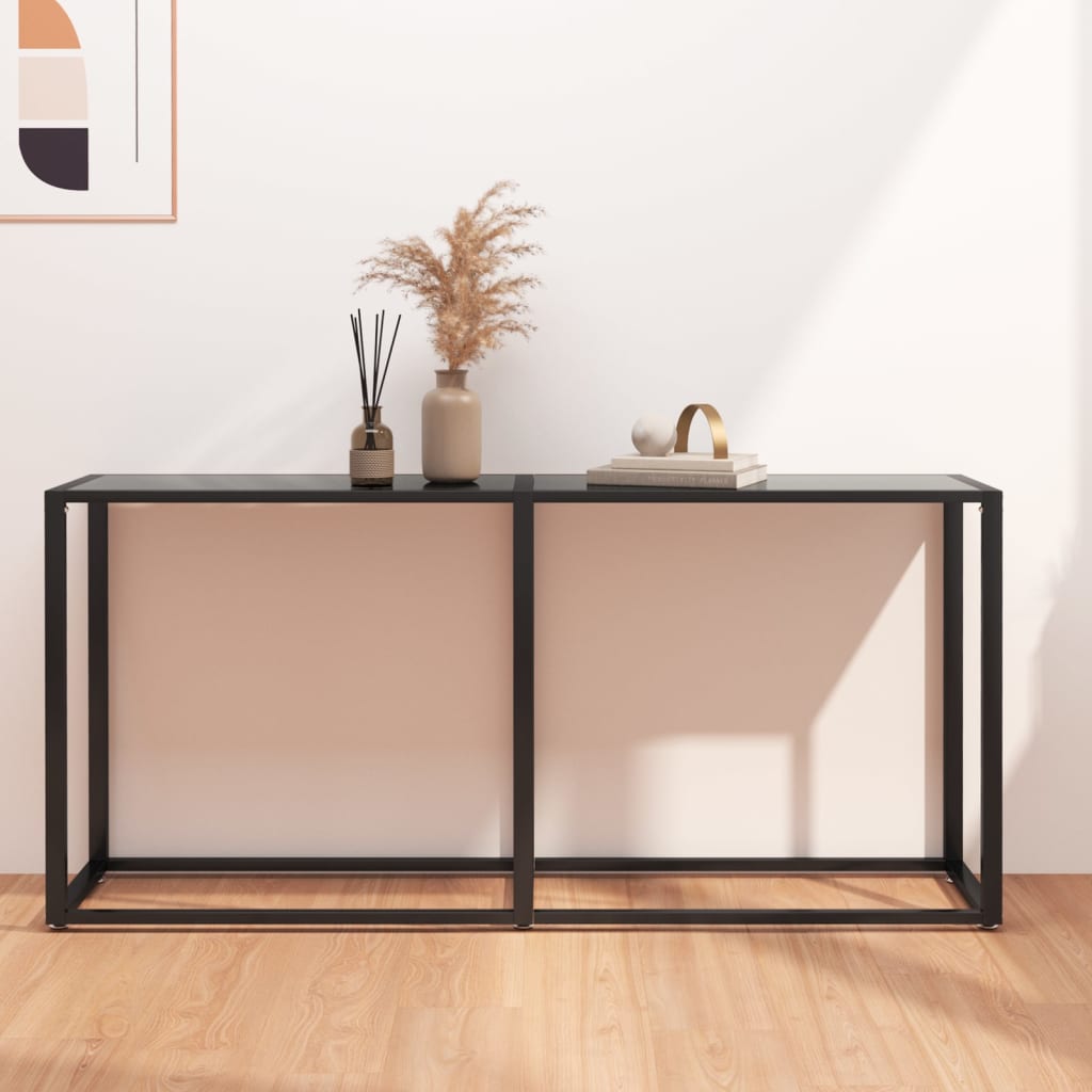 console-table-black-86-6-x13-8-x29-7-tempered-glass At Willow and Wine USA!