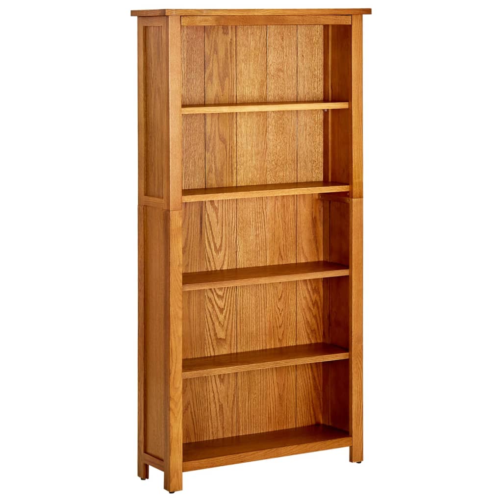 4-tier-bookcase-27-6-x8-7-x43-3-solid-oak-wood At Willow and Wine USA!