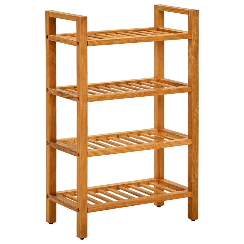 shoe-rack-with-4-shelves-19-7-x10-6-x31-5-solid-oak-wood-813921 At Willow and Wine USA!