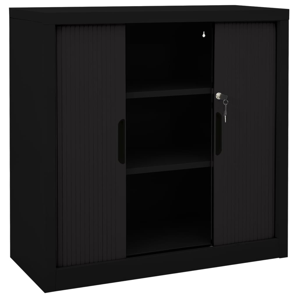 sliding-door-cabinet-black-35-4-x15-7-x35-4-steel At Willow and Wine USA!