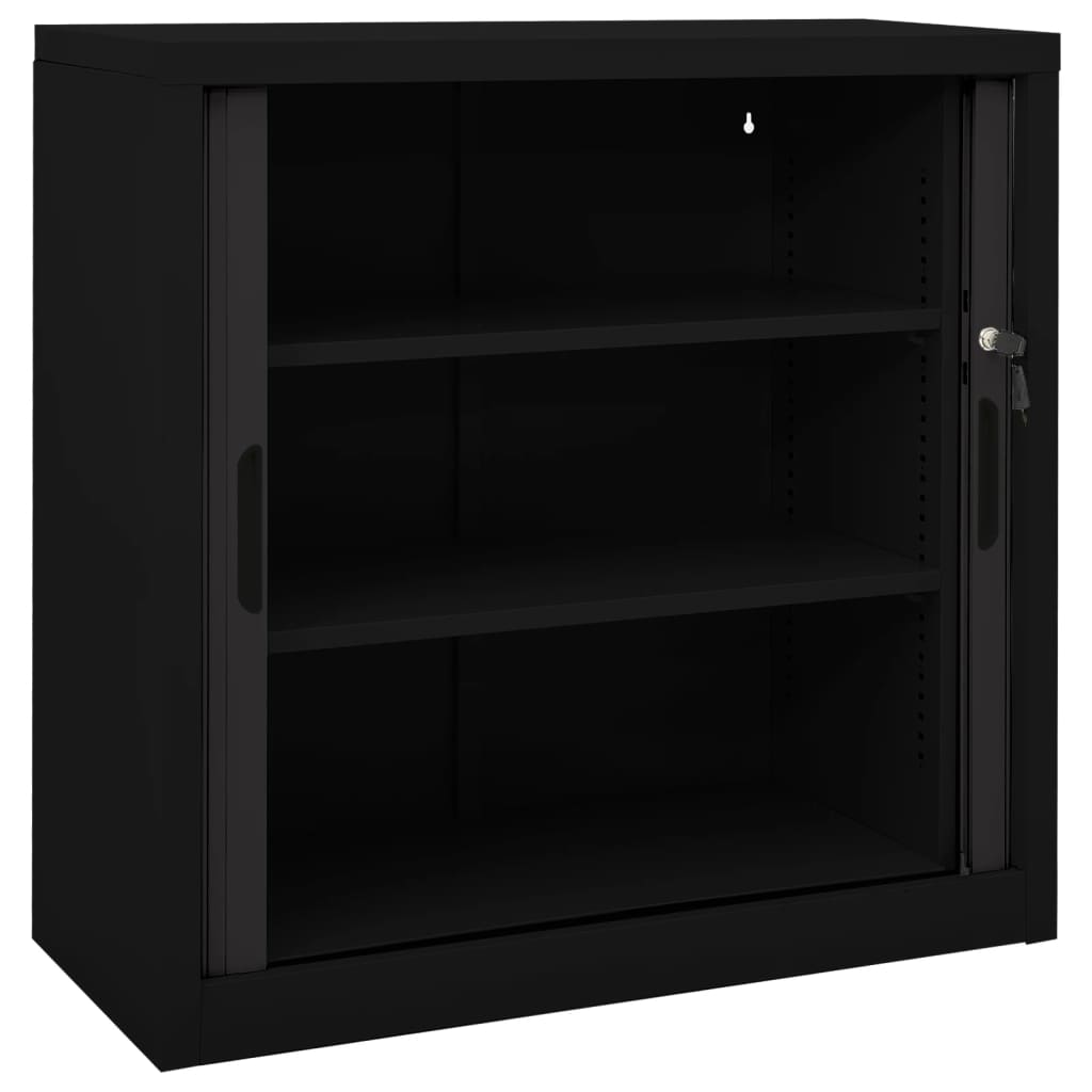 sliding-door-cabinet-black-35-4-x15-7-x35-4-steel At Willow and Wine USA!