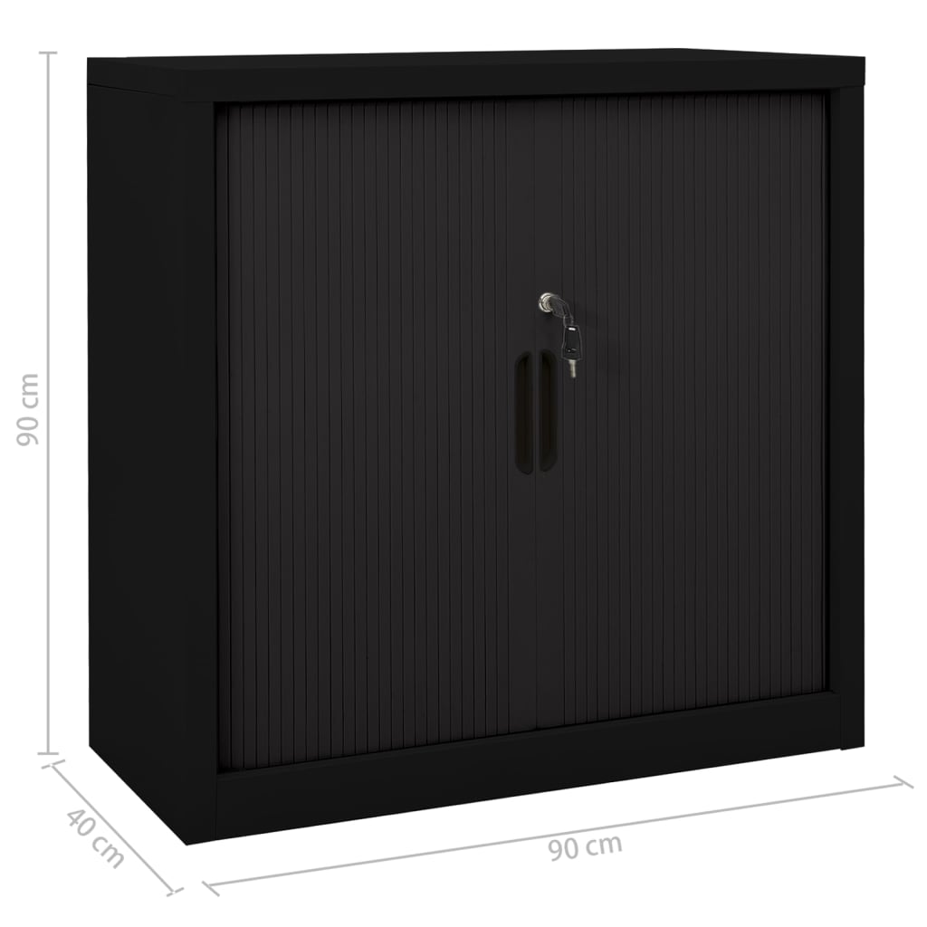 sliding-door-cabinet-black-35-4-x15-7-x35-4-steel At Willow and Wine USA!